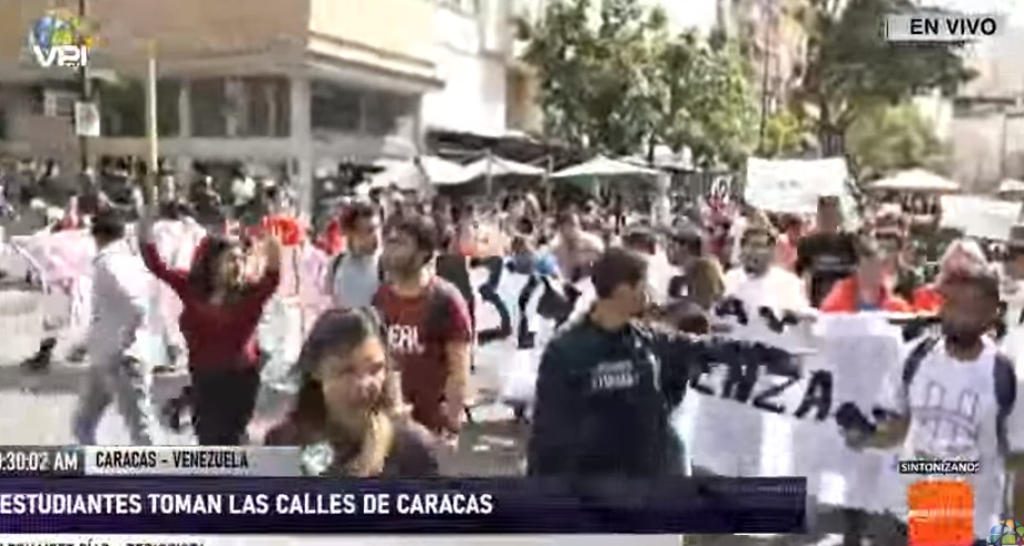 Estudiantes de la UCV exigen al régimen de Maduro que respete la autonomía universitaria #12Feb