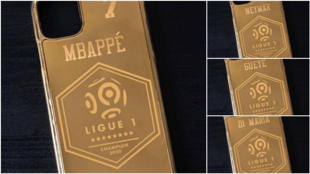 El PSG desmiente haber regalado a sus jugadores una “funda de oro” para sus celulares