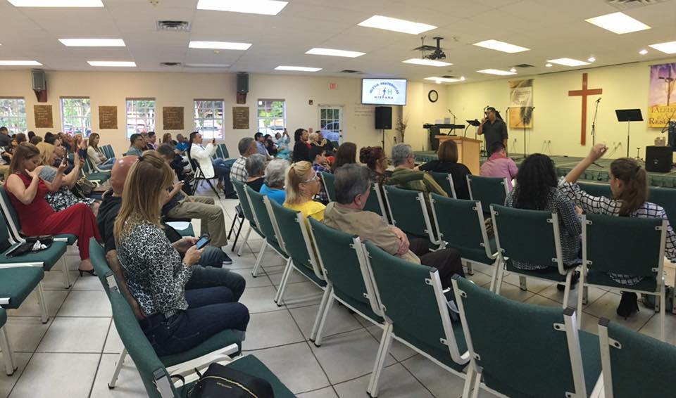 Iglesia SW en Miami-Dade  fue destruida