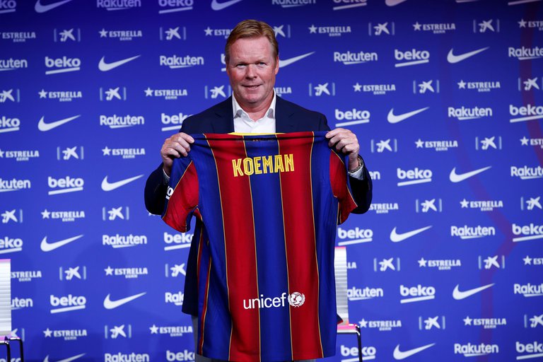Ronald Koeman, nuevo entrenador del Barsa, lanza su primera amenaza a Messi y compañía