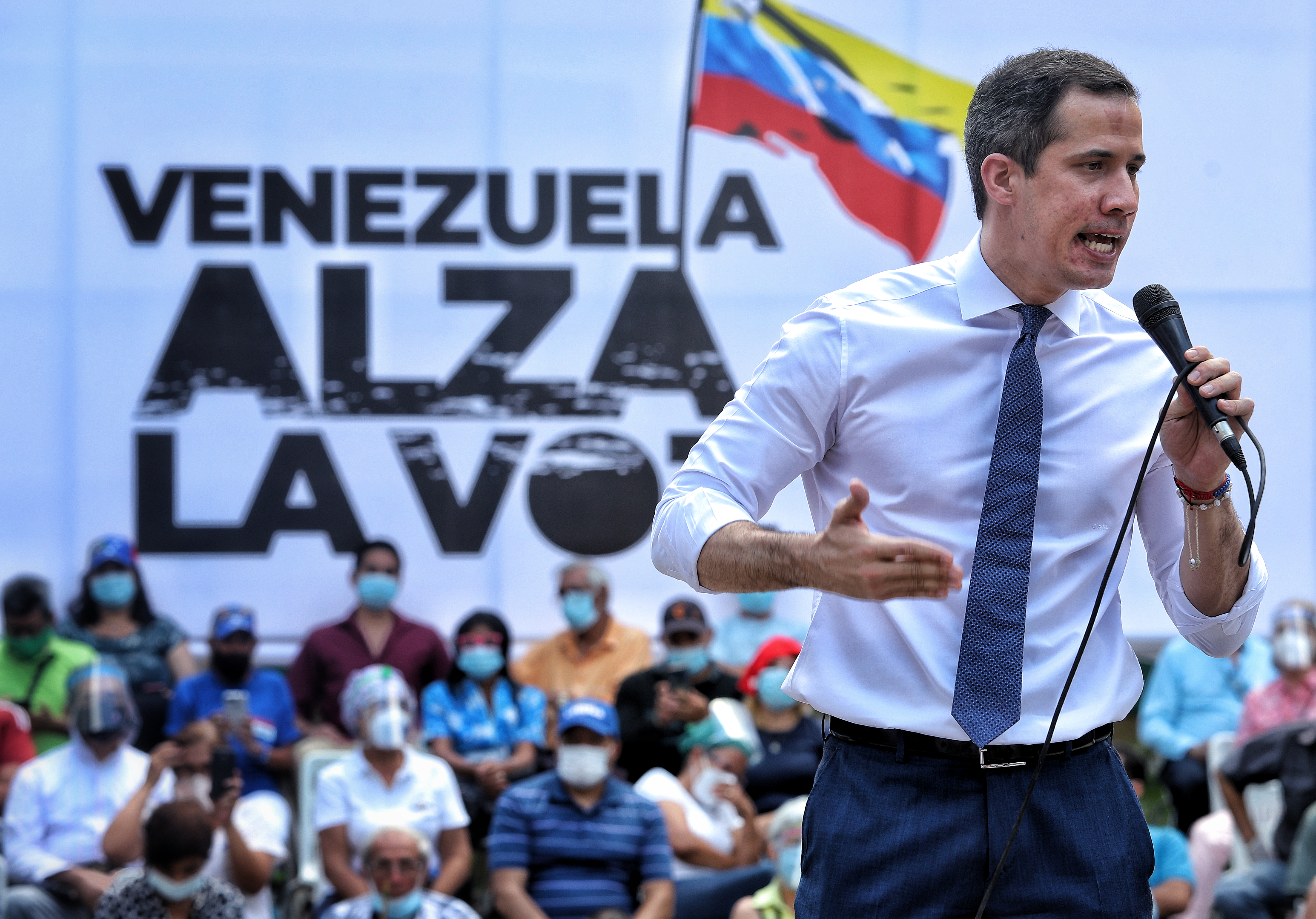 “Venezuela alza la voz”, el eslogan que Maduro pretende arrebatarle a Guaidó