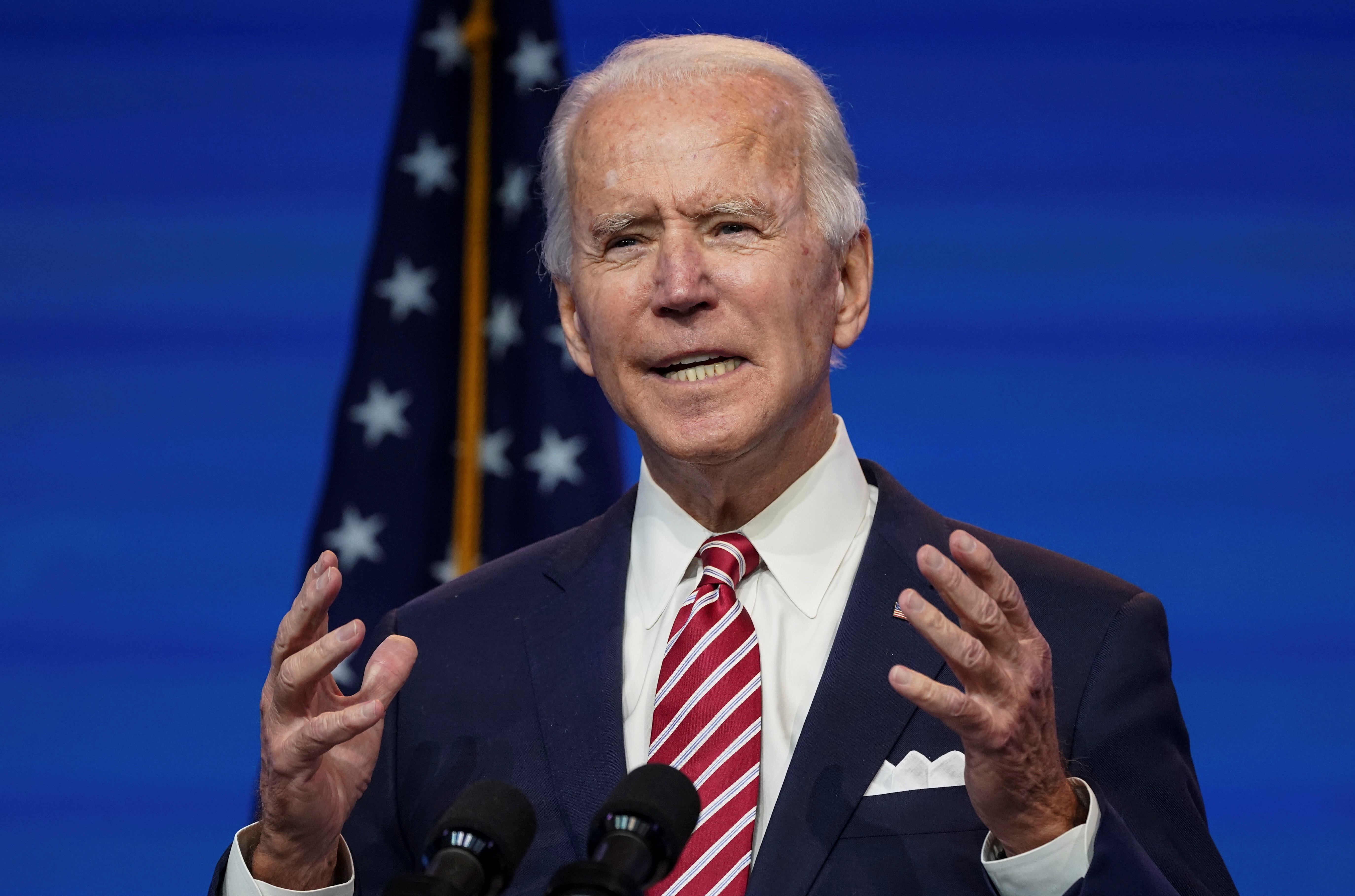 Biden dice que los estadounidenses “no aceptarán” que se ignoren los resultados electorales