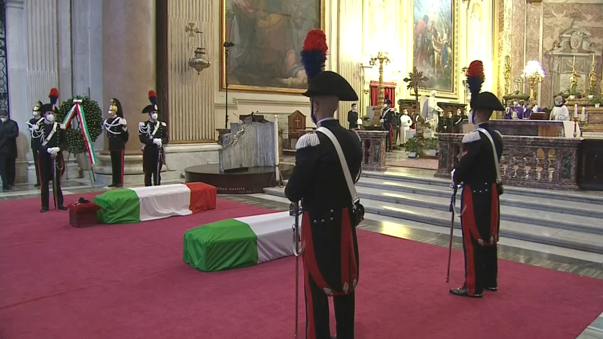 Funeral de Estado en Italia por el embajador y el militar asesinados en la República Democrática del Congo