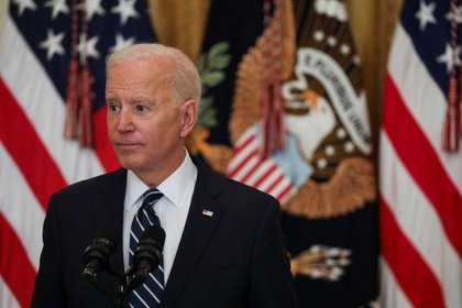 Las frases más destacadas de la primera rueda de prensa del presidente Biden