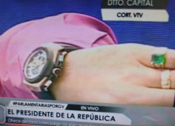 ¿El señor de los anillos? La joyita que lució Maduro mientras hablaba de los enfrentamientos en Apure