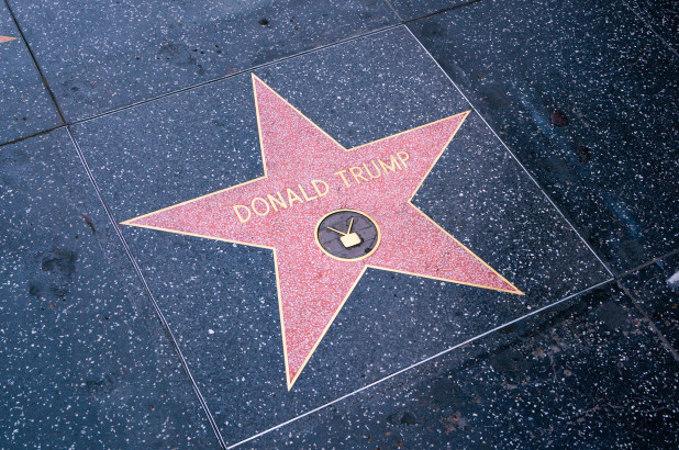 La estrella de Donald Trump regresó al Paseo de la Fama de Hollywood