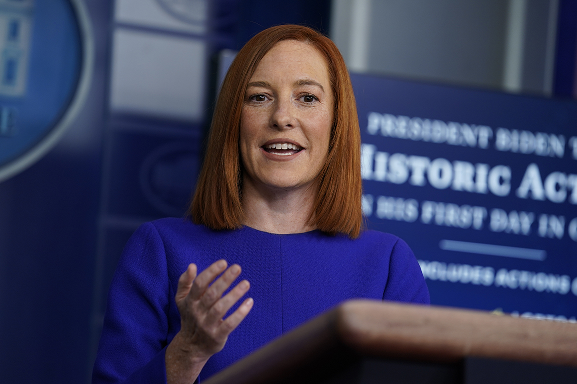 Psaki no recomienda que Biden responda preguntas improvisadas por reporteros