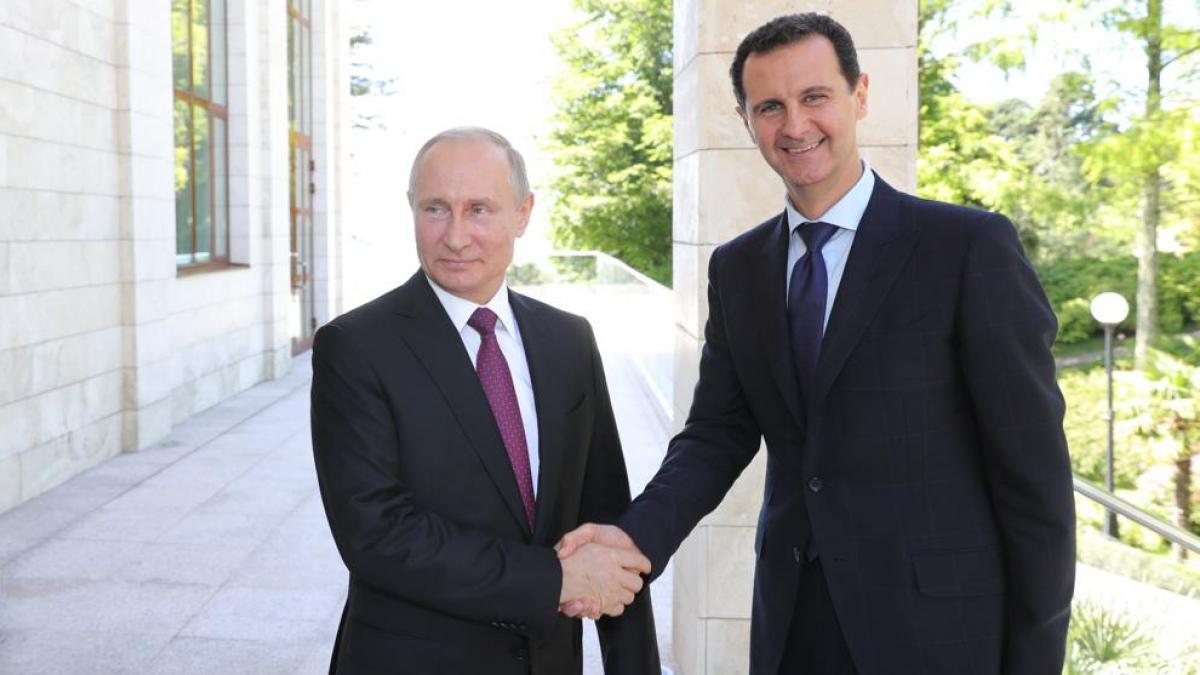 Putín felicita a Al Asad por su “victoria” en las polémicas elecciones presidenciales sirias