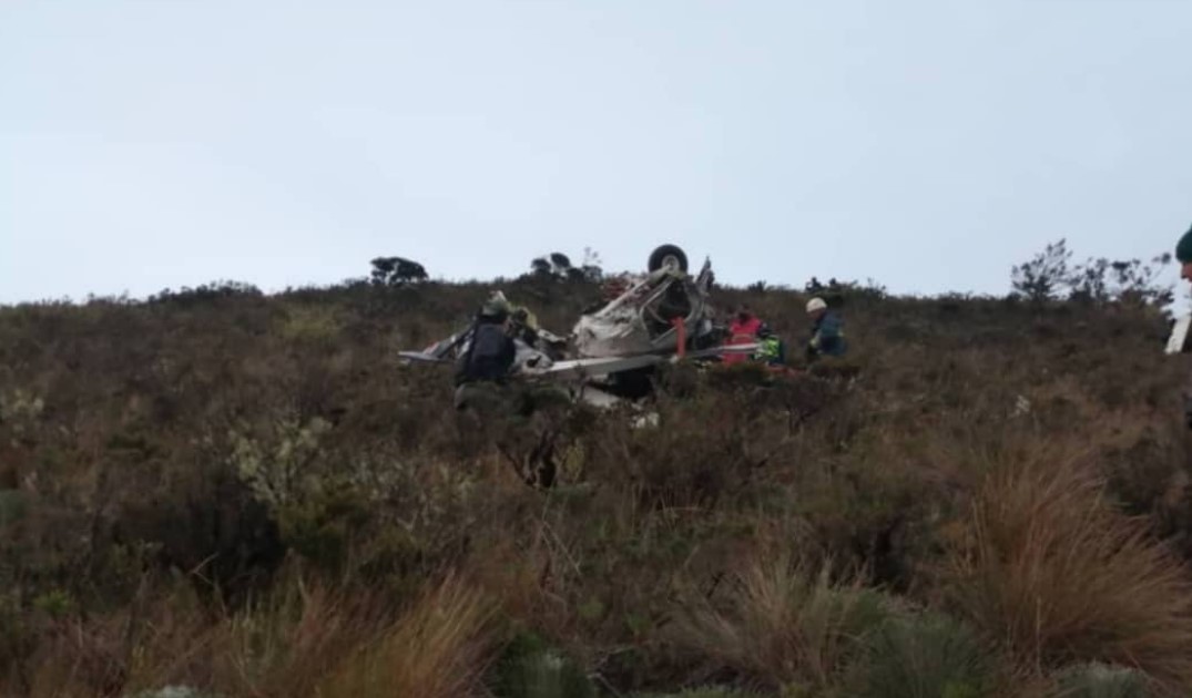 Dos fallecidos por aeronave siniestrada confirman Inparques y PC Táchira (Fotos)