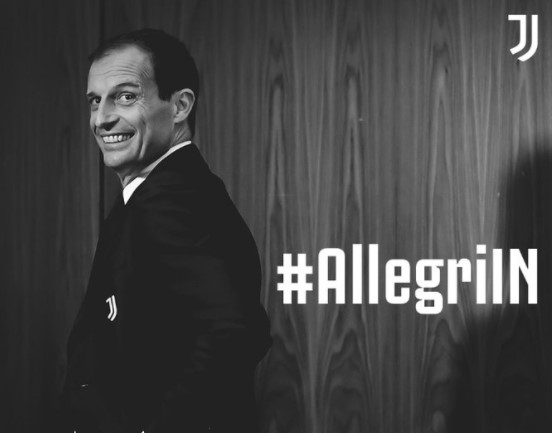 OFICIAL: Massimiliano Allegri regresa al banquillo de la Juventus en sustitución de Andrea Pirlo (Comunicado)