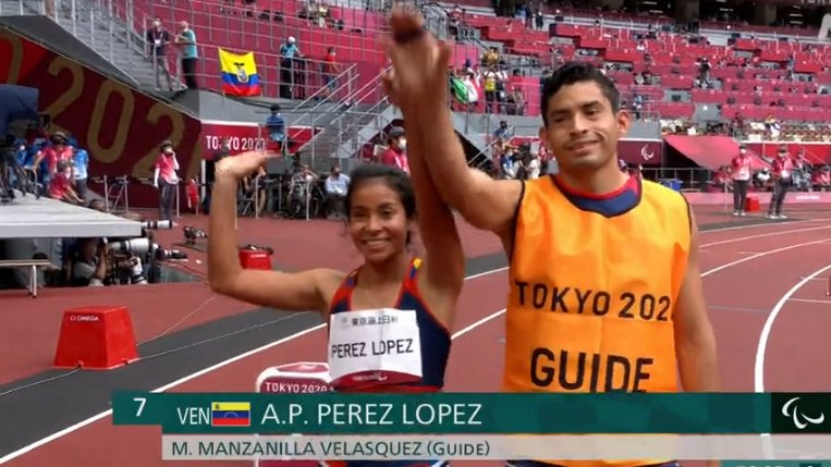 ¡Orgullo! Alejandra Pérez ganó medalla de bronce en 400 metros planos T12 paralímpicos