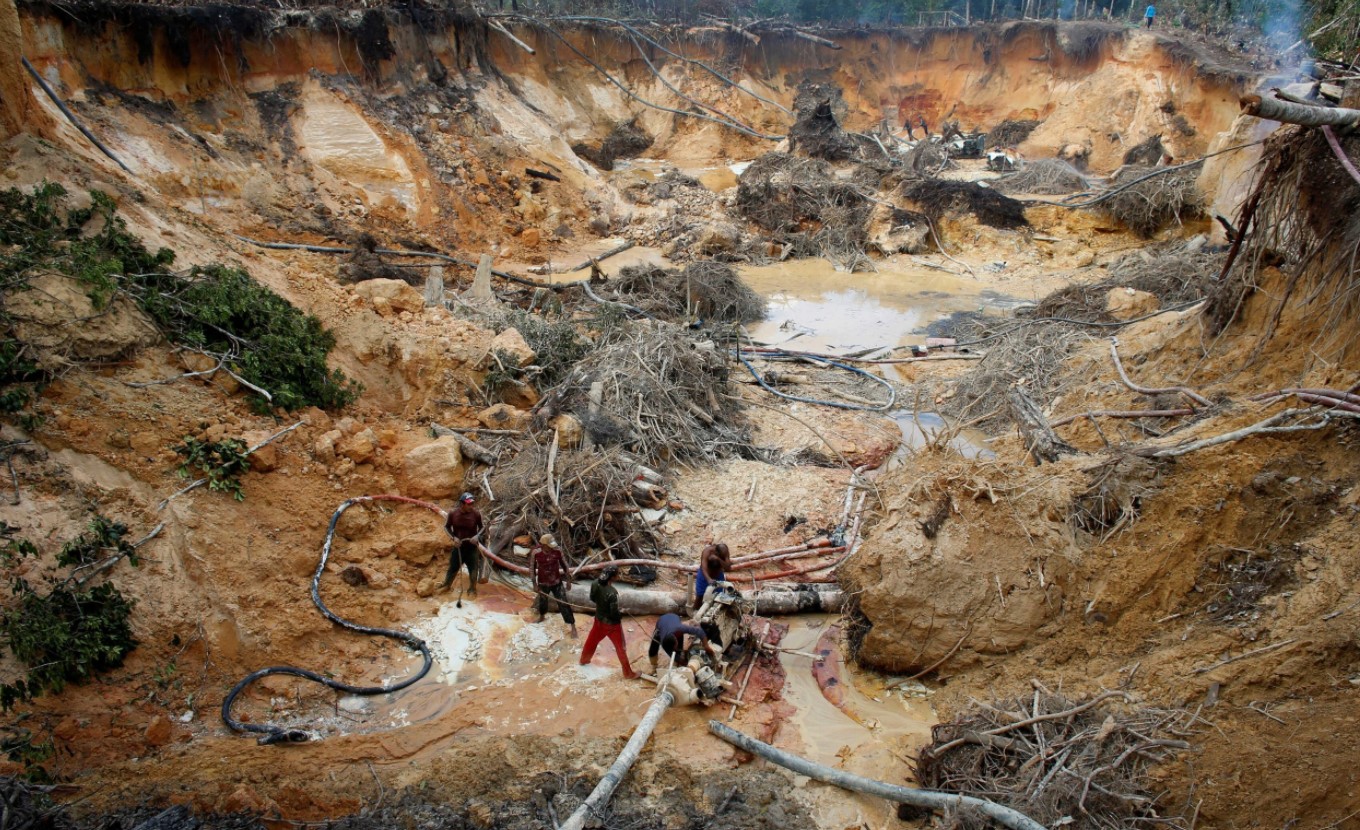 A vast south american wilderness is under siege from illegal mining