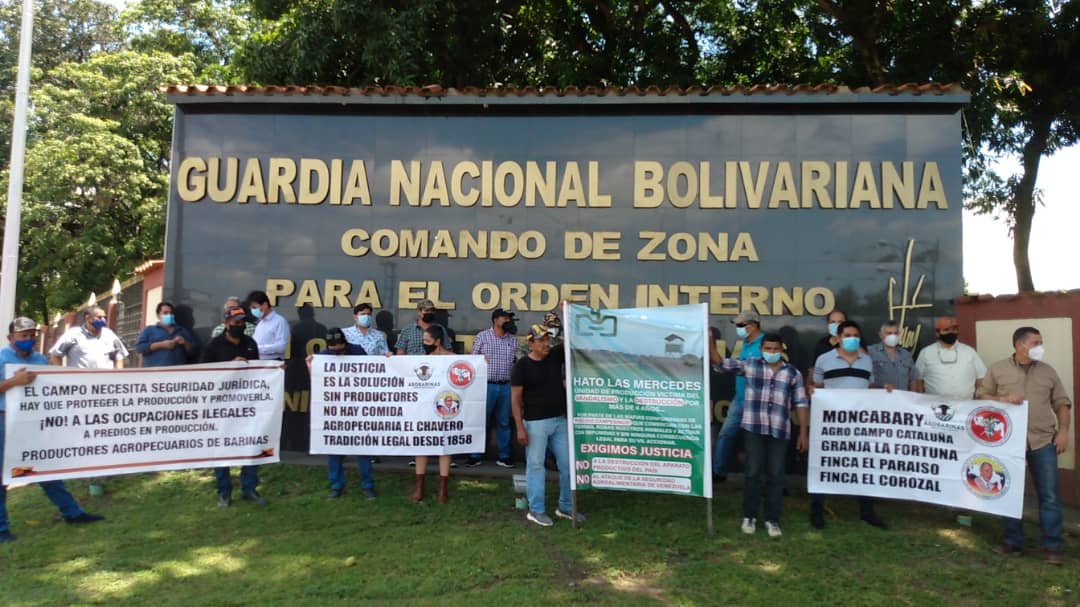 Gremios del campo en Barinas salieron a protestar ante las mafias organizadas (Fotos)