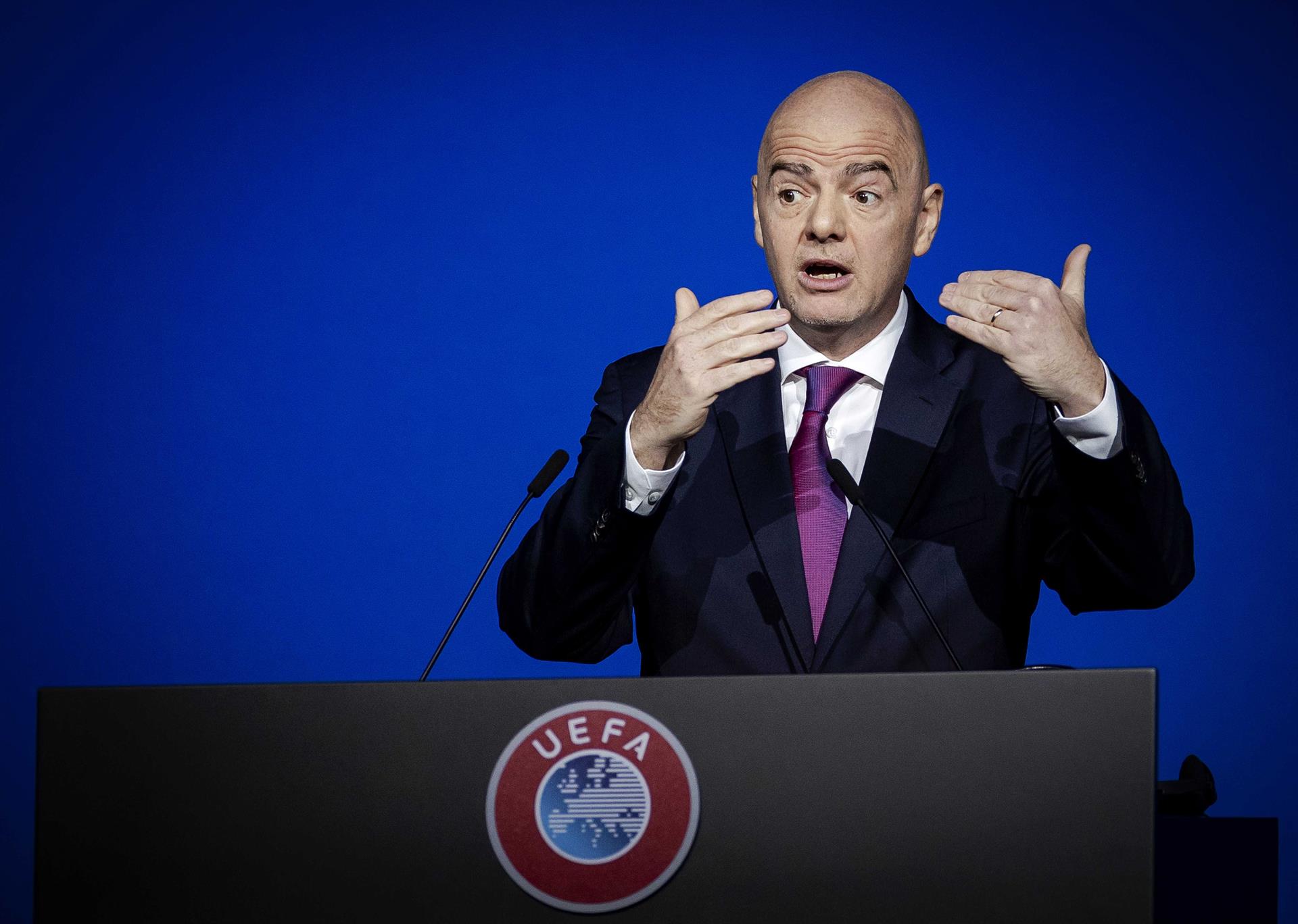 Infantino instó a proteger la salud tras suspensión del clásico Brasil-Argentina