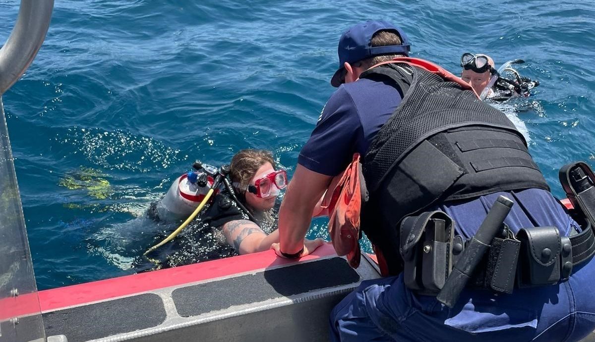 Rescatan a dos turistas en situación de emergencia en la isla caribeña San Thomas
