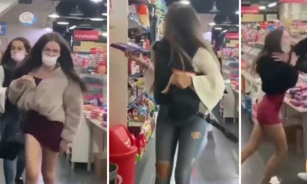 Adolescentes saquearon una tienda en Bilbao y golpearon al propietario (Video)