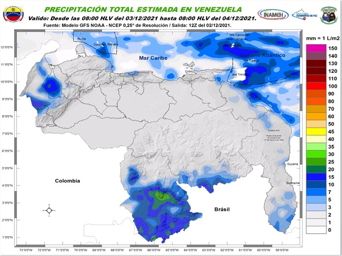 Fuertes marejadas y nubosidad parcial: el pronóstico de Inameh para este viernes #3Dic