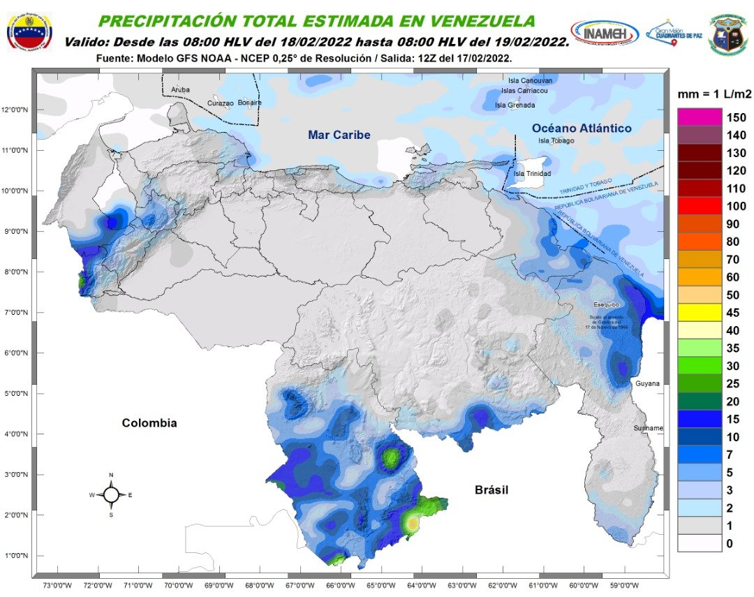 Inameh prevé fuertes marejadas y actividad eléctrica para este #18Feb