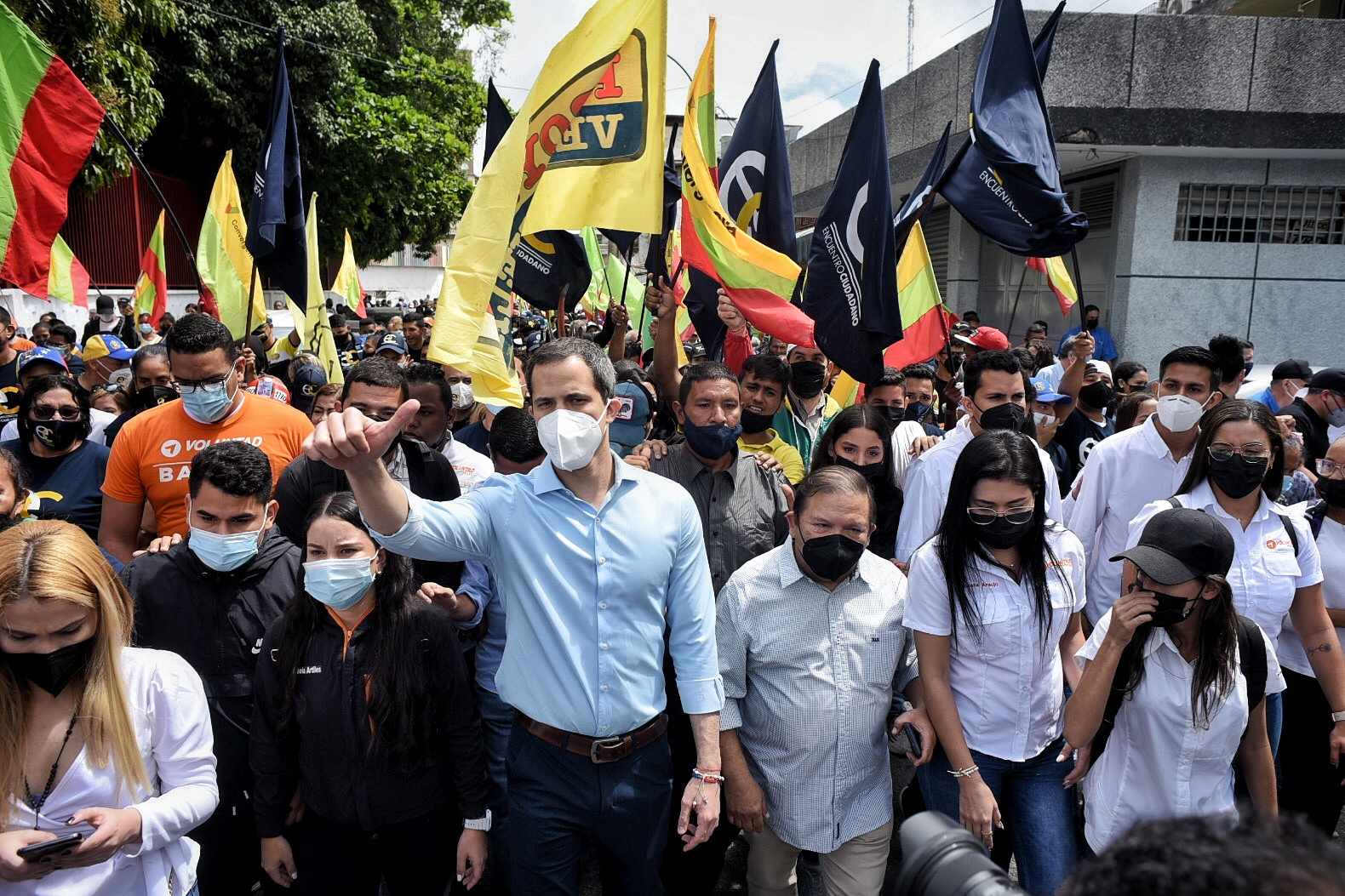 Guaidó reportó amenaza al equipo de producción durante concentración por el Día de la Juventud #12Feb (VIDEO)