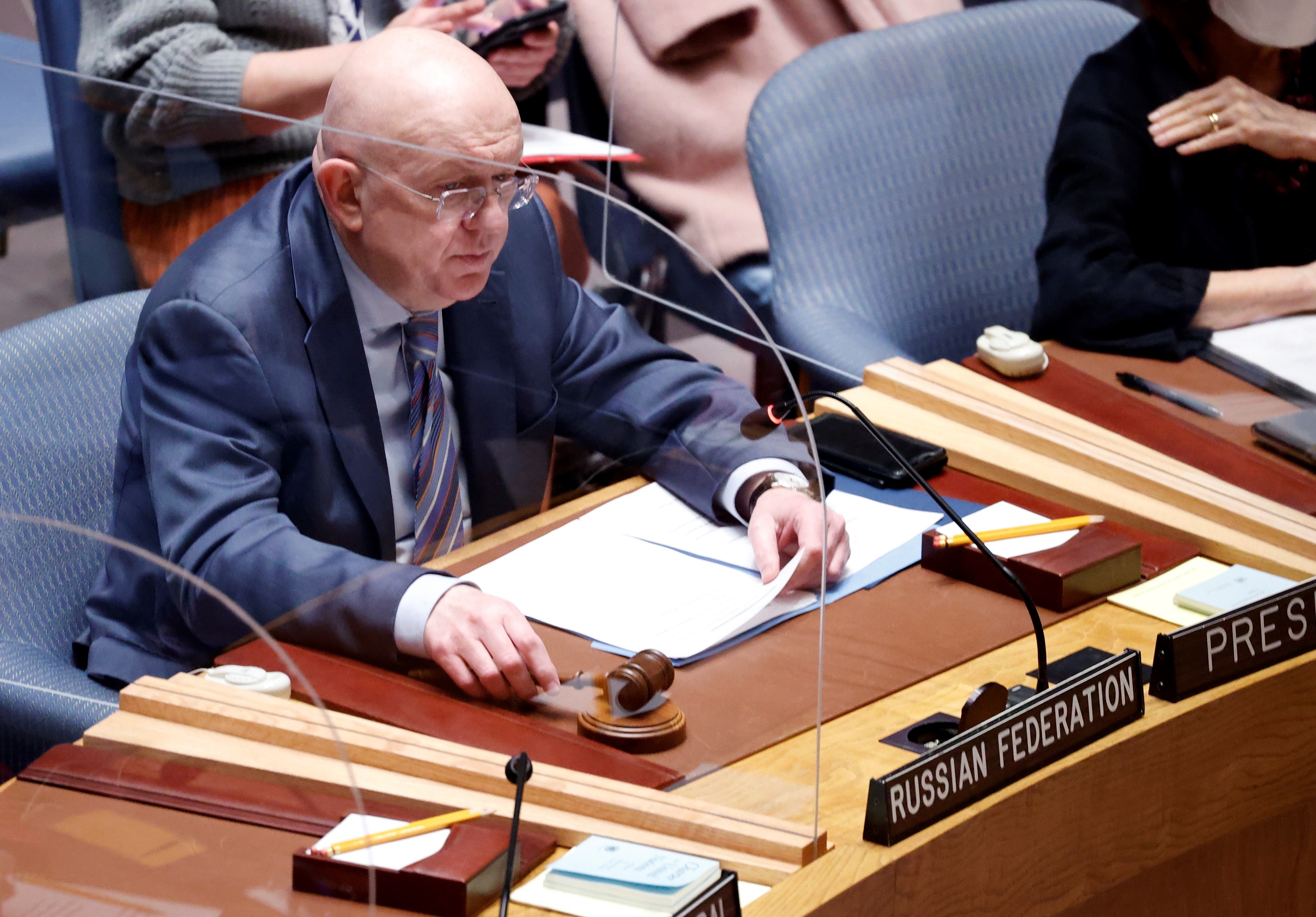 Rusia vetó resolución en el Consejo de Seguridad que deplora el ataque a Ucrania