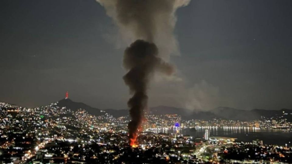 La verdad detrás de la FOTO de una explosión en Ucrania que en realidad fue en Acapulco