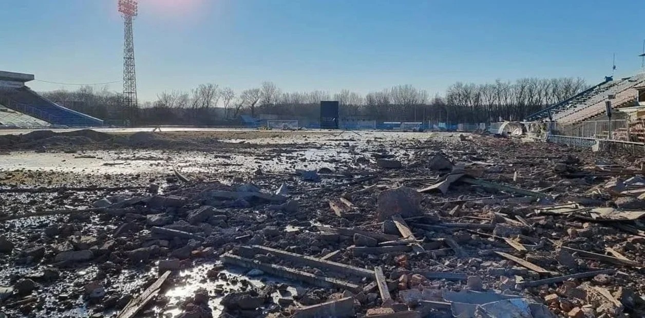 EN FOTOS: El club ucraniano al que la guerra le destruyó su estadio