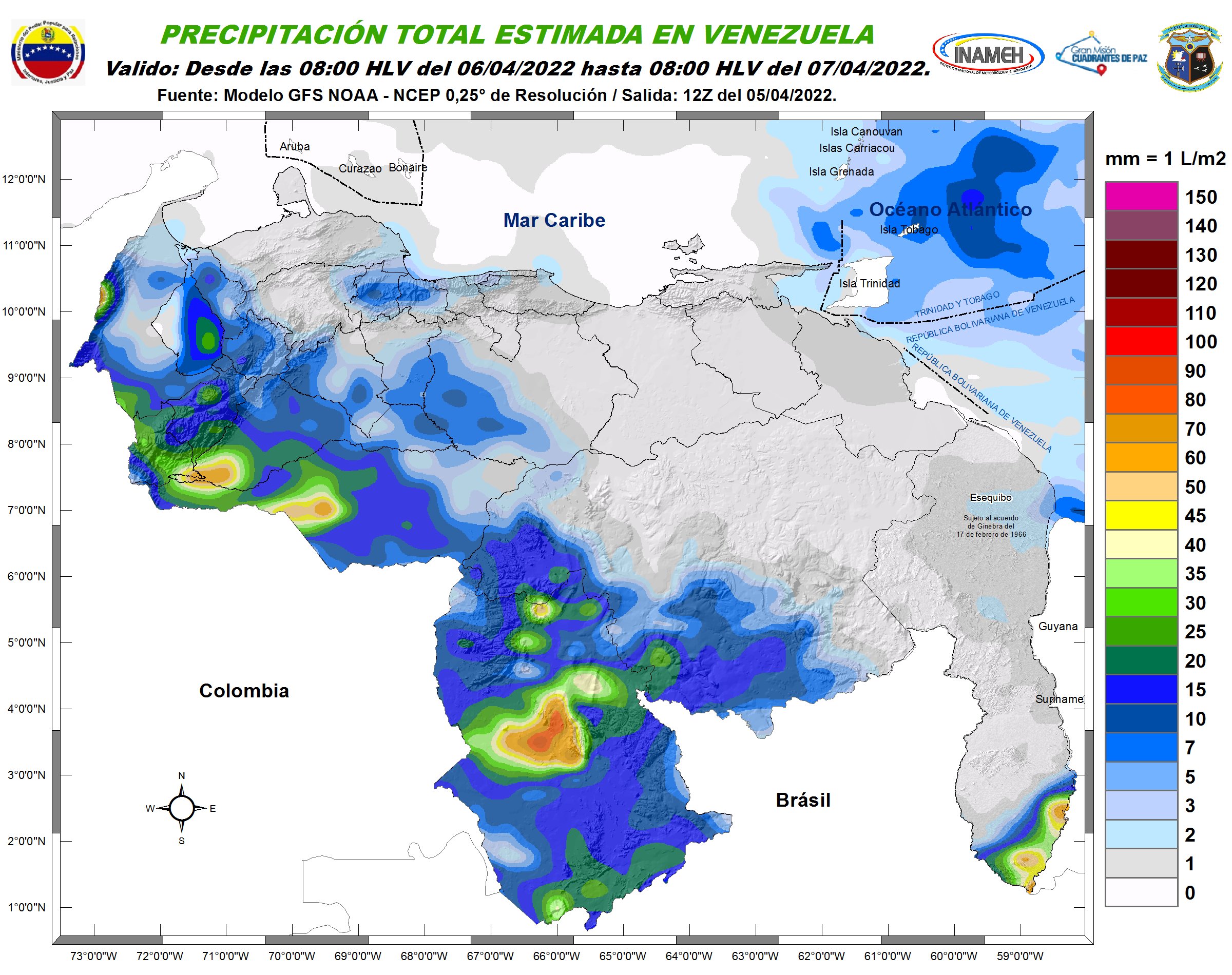 Inameh prevé fuertes marejadas en todas las costas venezolanas #6Abr