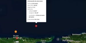 Sismo de magnitud 3,2 se registró al norte de Güiria, estado Sucre este #13Abr