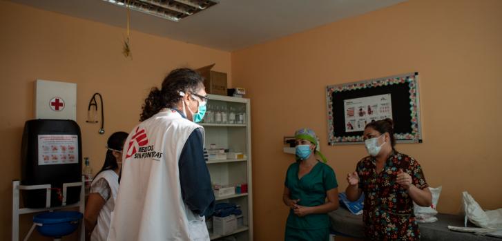 Médicos Sin Fronteras realizaron actividades de formación médica humanitaria en una comunidad fronteriza del Táchira