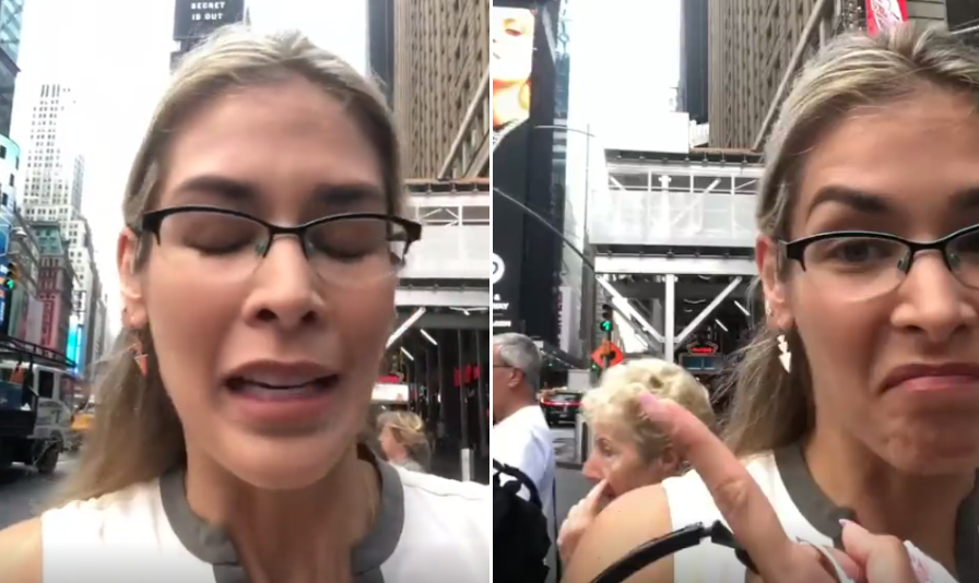 Dayana Mendoza polemizó en redes porque no hay publicidades de Jesucristo en Times Square