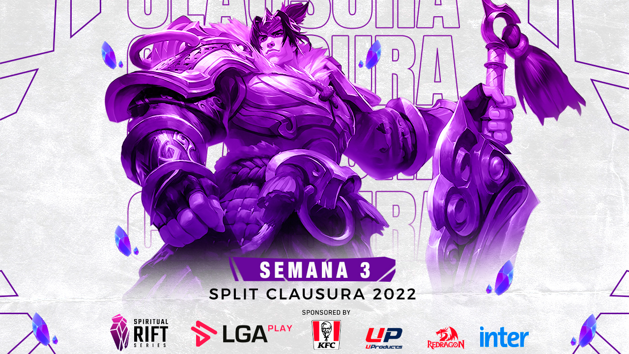 Spartacus eSports se posiciona en la cima de la Spiritual Rift Series durante la semana 3 del Split Clausura