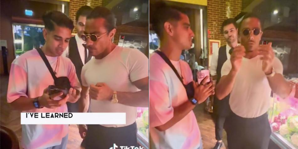 “Nunca conozcas a tus héroes”: fan se decepcionó luego de conocer al chef Salt Bae (VIDEOS)