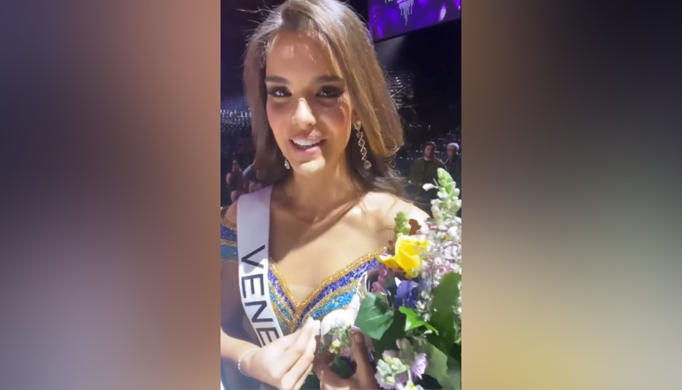 Las primeras palabras de Amanda Dudamel, Miss Venezuela tras quedar de primera finalista en el Miss Universo (VIDEO)