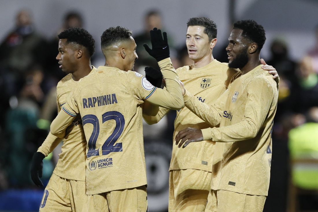 El Barcelona goleó al Ceuta y se clasificó a los cuartos de final de la Copa del Rey