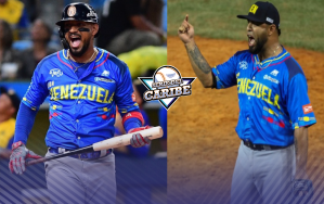Los venezolanos Danry Vásquez y Anthony Viscaya en el equipo “Todos Estrellas” de la Serie del Caribe 2023