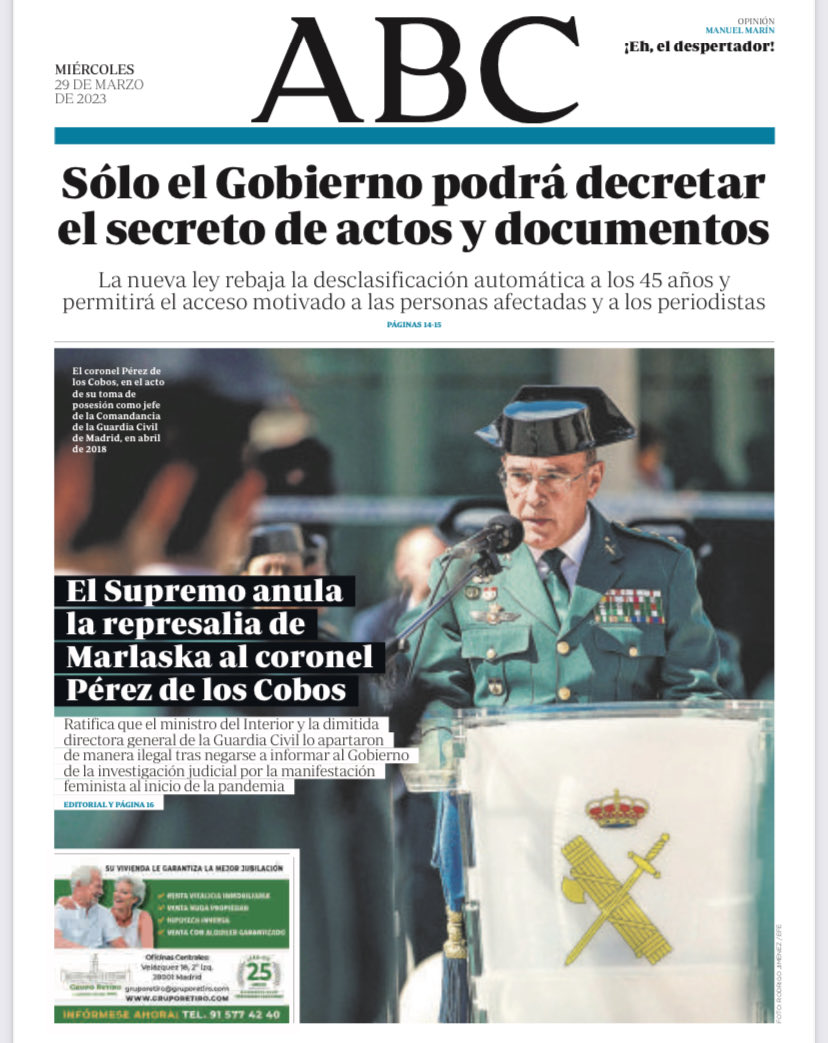 Portadas de la prensa internacional de este miércoles 29 de marzo de 2023