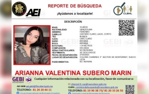 Misterio por la desaparición de una venezolana de 16 años en México