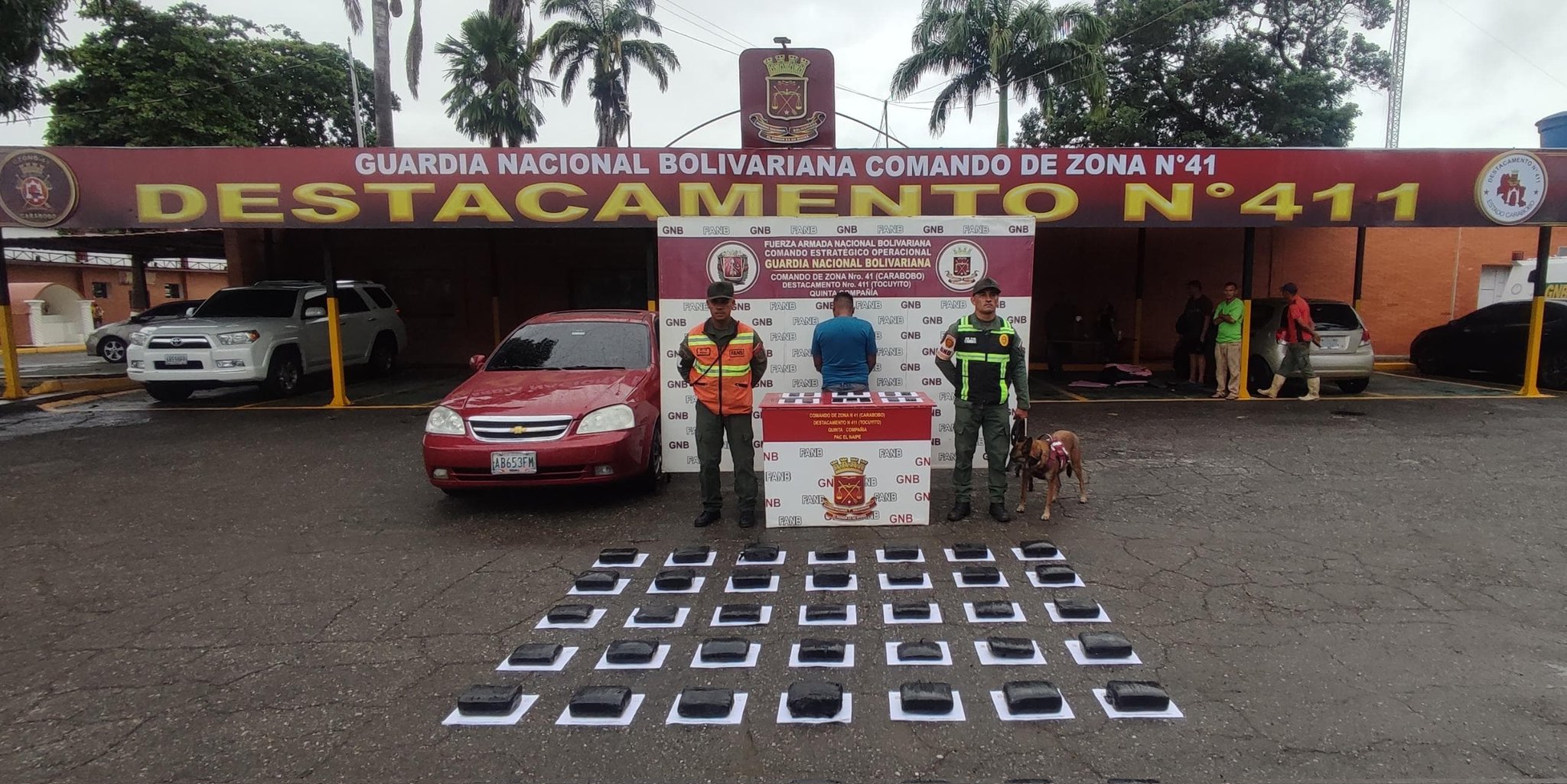 Capturaron a hombre que transportaba 32 kilos de marihuana en Carabobo