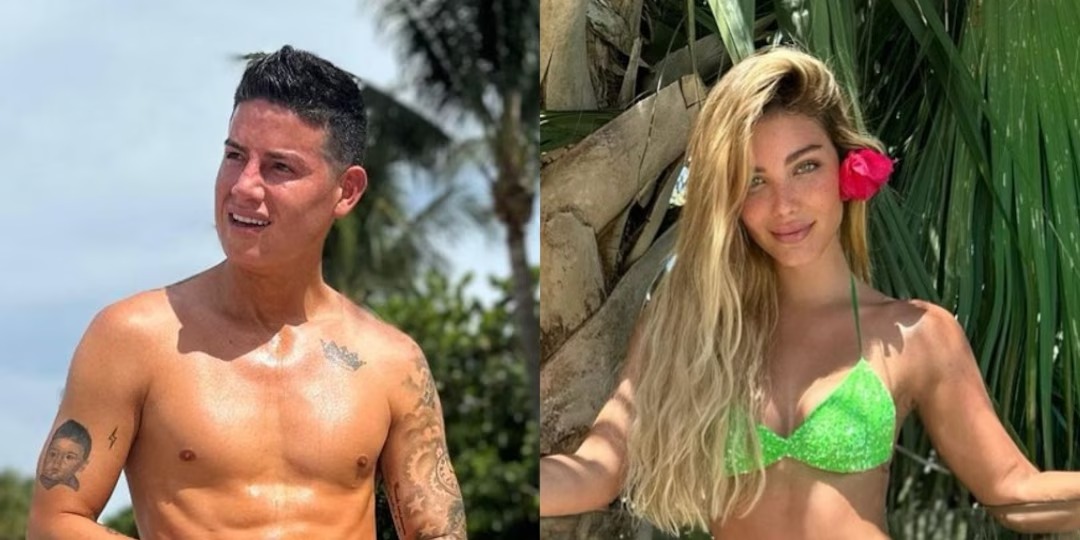 ¡Ya no pueden ocultar su relación! James Rodríguez acompañó a Aleska Génesis en su desfile