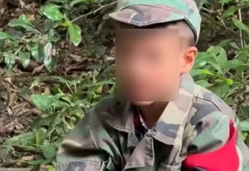 “Yo nací acá y voy a morir acá”: Niño que haría parte del ELN causó indignación (VIDEO)