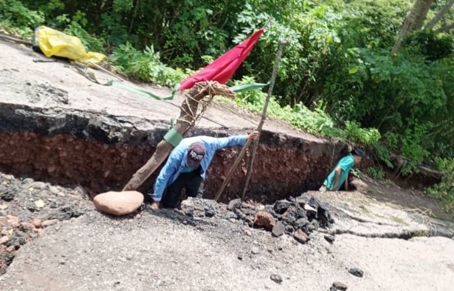 El abominable camino hacia Junín amenaza con aislar a sus habitantes (IMÁGENES)