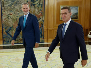 Rey de España propuso a Alberto Núñez Feijóo presentarse a la investidura para formar un nuevo Gobierno