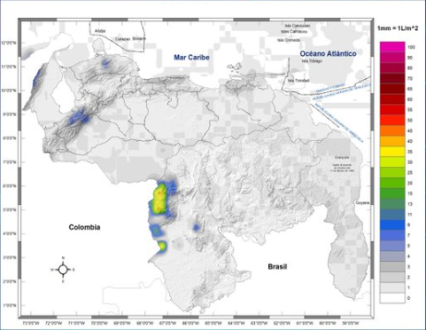 Nubosidad y lluvias: el pronóstico de Inameh en Venezuela para este #14Oct