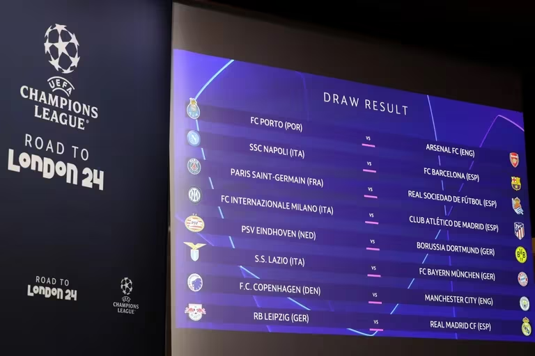 Así quedaron conformados los cruces de octavos de final de la Champions League (DETALLES)