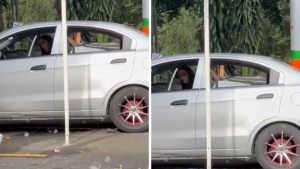 ¡Ay, caramba! Pareja fue captada pegándole al “brinca, brinca” dentro de un carro en Colombia (VIDEO)