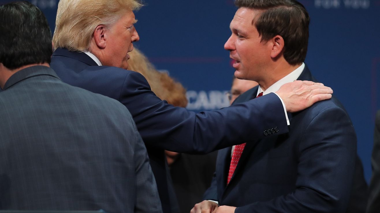 ¿Trump contará con DeSantis en su gabinete? Lo que dijo el expresidente de EEUU ante eventual segundo mandato