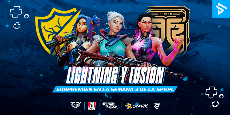 Lightning y Fusion sorprenden en la Semana 3 de la Spike Pro League