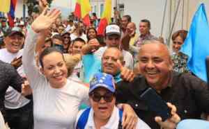 “There is no substitute, we will soon be here as president”: María Corina Machado in Altamira de Cáceres in Barinas
