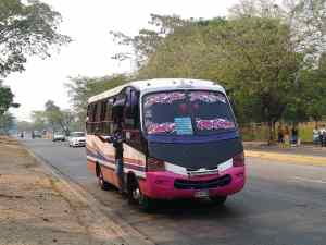 Transportistas en Carabobo piden ajustar el pasaje urbano a 15 bolívares