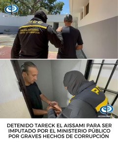 Las FOTOS de la detención de Tareck El Aissami por caso “Pdvsa Cripto”